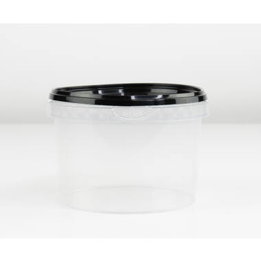 SOEPPOT MET ZWARTE DEKSEL 565ml  290st
